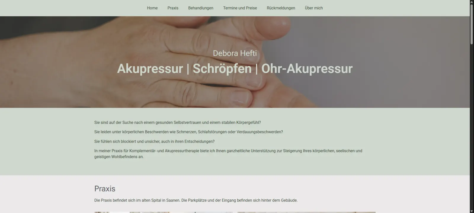 Screenshot von Debora Hefti