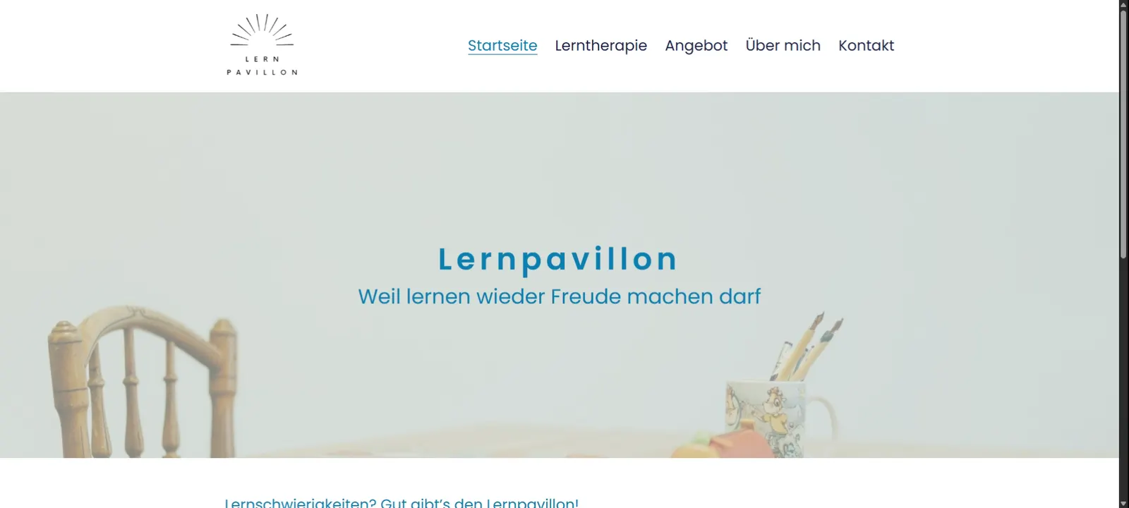 Screenshot von Lernpavillon